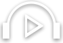 white podcast icon